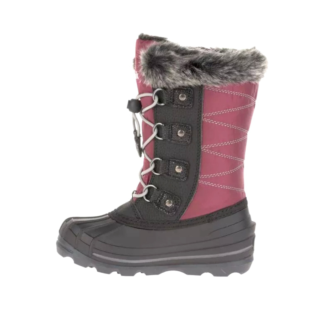 Kamik Frosty Lake Kid's Winter Boots, Burgundy SIZE 4